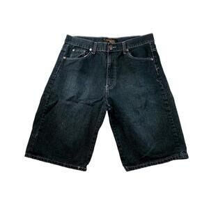 Street Rules Men's Black Denim Shorts Size 34